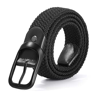 L'AIGLON woven elastic belt (BLACK×NAVY) L'AIGLON woven elastic belt (BLACK×NAVY) | everyone